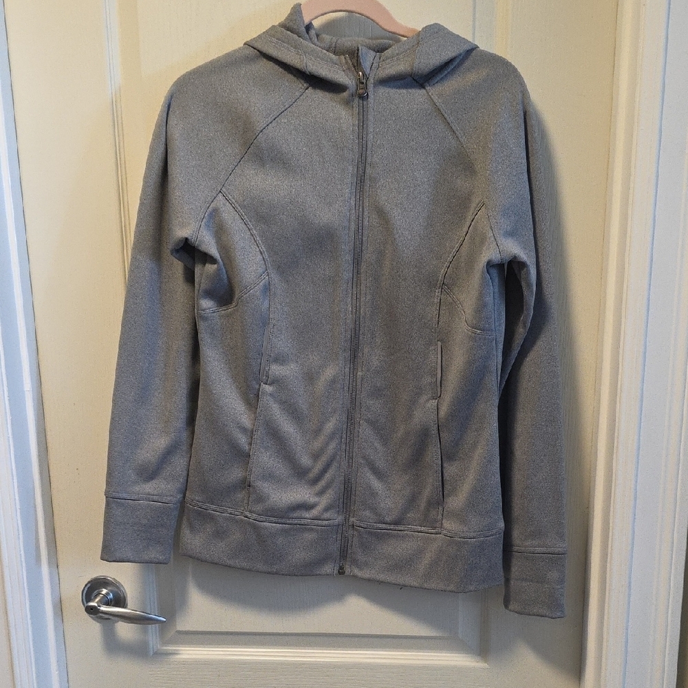 Gray Zip-Up Hoodie